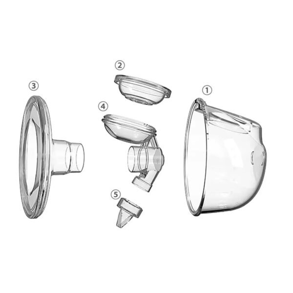 Milk collection cup 2 pieces